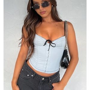 White Fox Boutique Light Blue Camisole